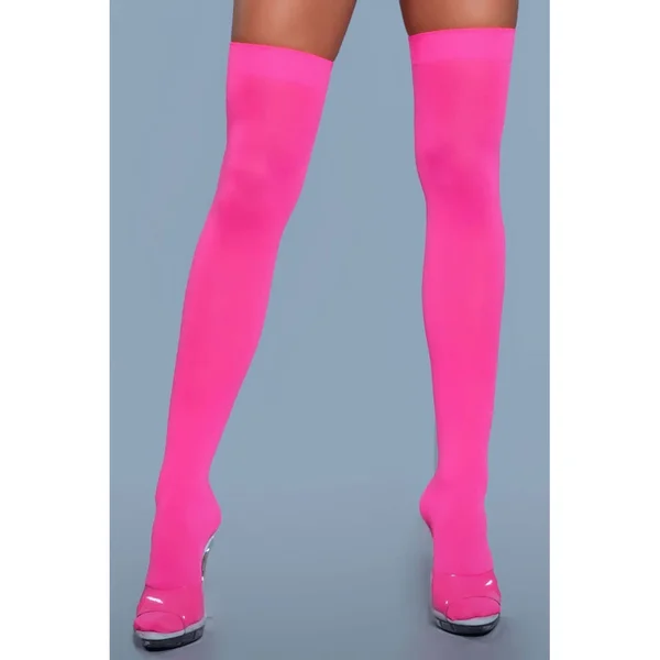 BeWicked Opaque Nylon Red Thigh Highs — image 19 of 20
