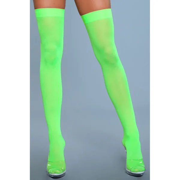 BeWicked Opaque Nylon Red Thigh Highs — image 16 of 20
