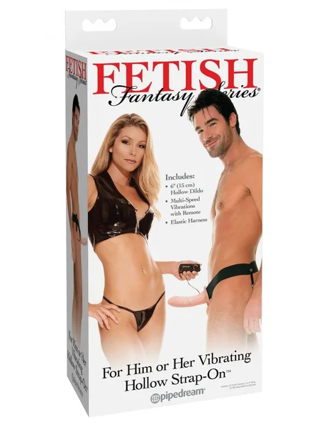 Pipedream Products Fetish Fantasy For Him or Her Vibrating Hollow Strap-On — image 11 of 16