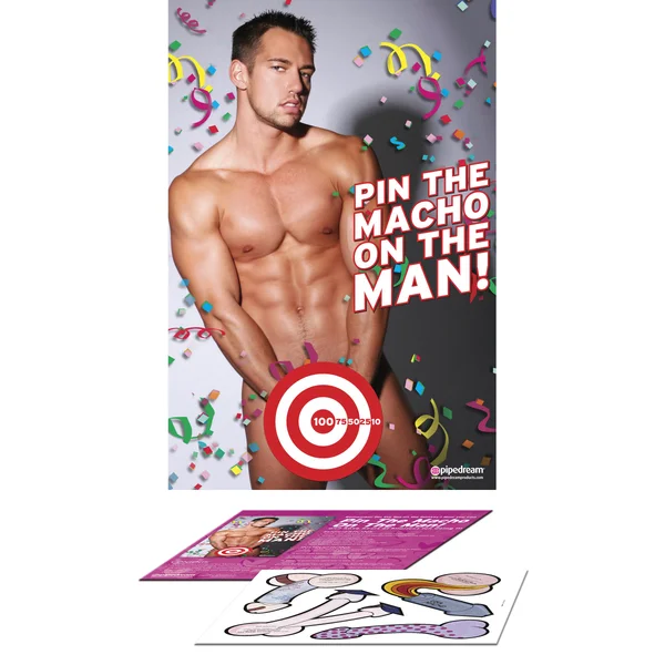 Pipedream Products Pin the Macho on the Man Game — image 3 of 3