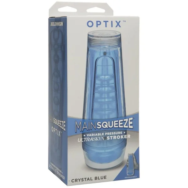 Doc Johnson Main Squeeze Optix Crystal Blue — image 11 of 14
