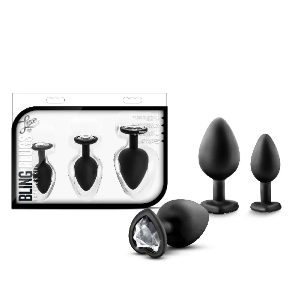 Luxe Bling Plugs Training Kit Black With White Gems — image 12 of 17