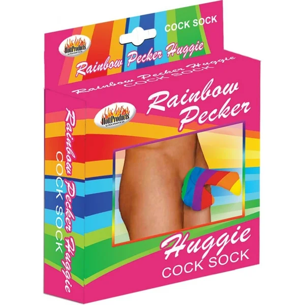 Hott Products Rainbow Pecker Huggie Cock Sock — image 3 of 3