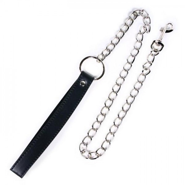 Leather Collar and Chain Leash — image 5 of 5