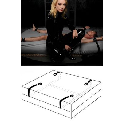 Mistress by Isabella Sinclaire Bed Restraints with Leather Cuffs