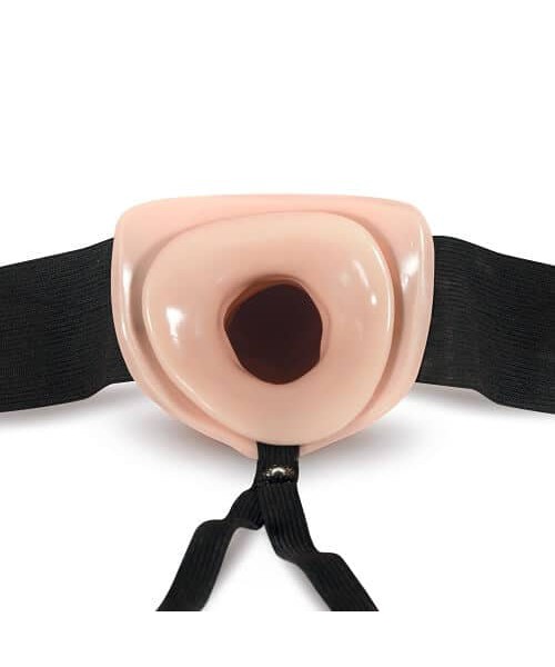 Unisex Hollow Strap-On 6 Inch Vanilla