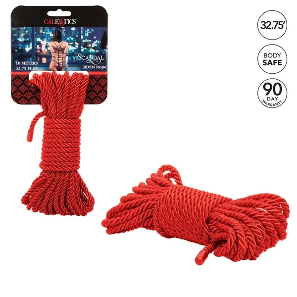 Calexotics Scandal BDSM Red Rope 10m — image 9 of 13