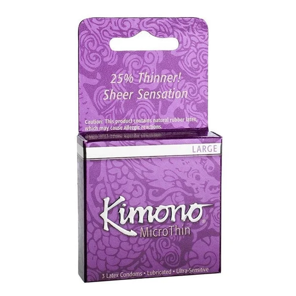 Kimono MicroThin Large Condoms — image 3 of 4