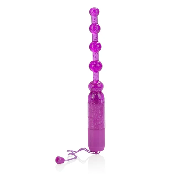 Calexotics Waterproof Vibrating Pleasure Beads Purple — image 10 of 13