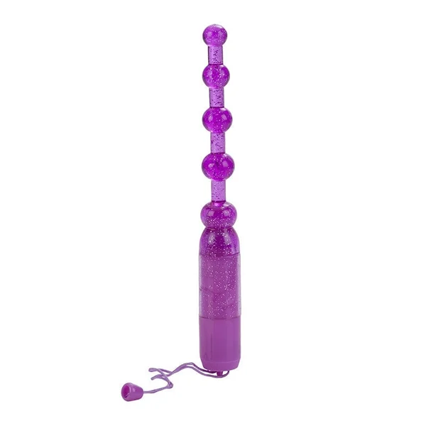 Calexotics Waterproof Vibrating Pleasure Beads Purple — image 15 of 16