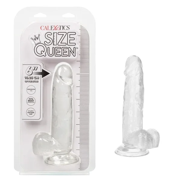 Calexotics Queen 6” Purple Jelly Dildo — image 12 of 25