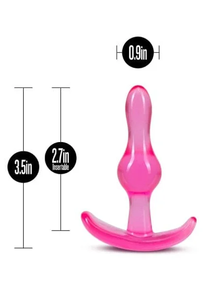Blush B Yours Pink Curvy Anal Plug — image 13 of 14