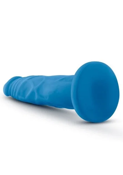 Blush Neo Neon Blue 7.5 Inch Dual Density Cock — image 13 of 14