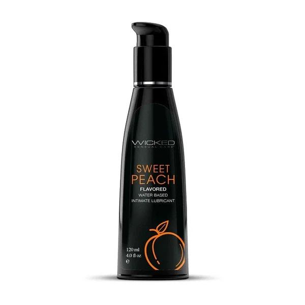 Wicked Aqua Sweet Peach Flavored Lubricant — image 4 of 4