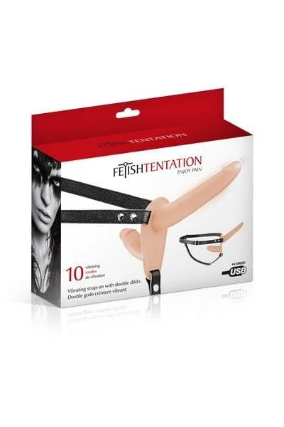 Fetish Tentation Vibrating Strap-on Double Dildo — image 10 of 18