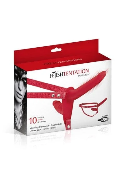 Fetish Tentation Vibrating Strap-on Double Dildo — image 16 of 18