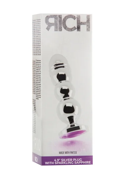 Rich R10 - Silver Plug - 4.9 Inch - Purple Sapphire — image 8 of 8