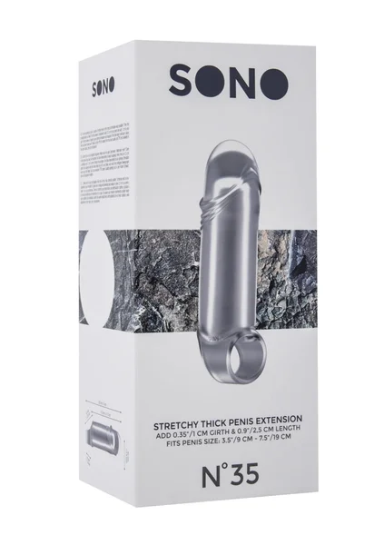 Sono No.35 - Stretchy Thick Penis Extension - Translucent — image 7 of 7