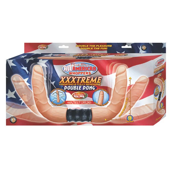 All American Whopper Xtreme Vibrating Bendable Double Dong — image 4 of 4