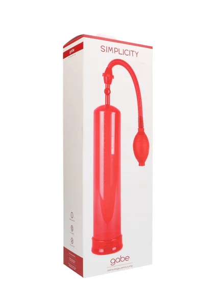 GABE extra-large penis pump - Red — image 6 of 6