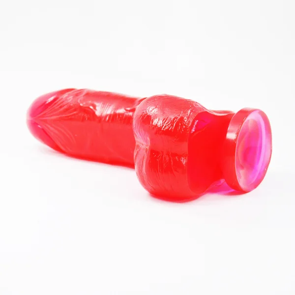 Cloud 9 - Thick Dong with Balls & Suction Red 9 inch — image 6 of 7