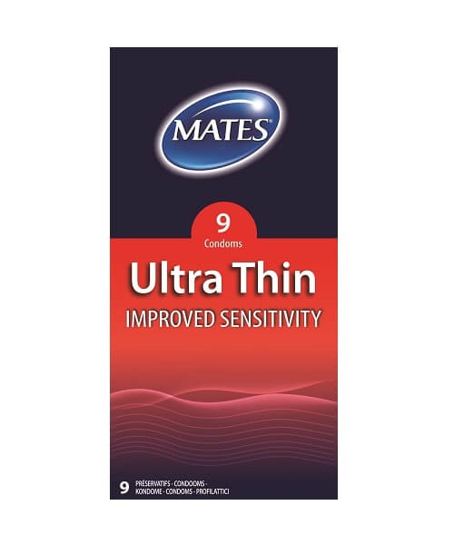 Mates Ultra Thin Condoms 9 Pack
