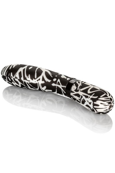California Exotic Graffiti Curved Flexible Silicone 7.3" Vibrator