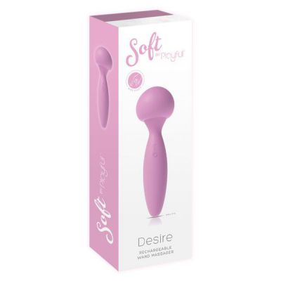 SOFT BY PLAYFUL DESIRE WAND MASSAGER PINK