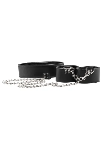 Reversible Collar and Wrist Cuffs - Black — image 8 of 9