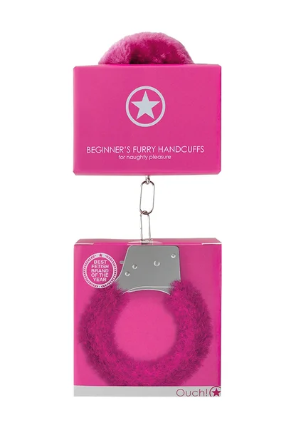 Beginner's Handcuffs Furry - Pink — image 4 of 4