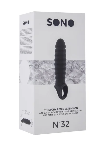 Sono No.32  - Stretchy Penis Extension - Grey — image 9 of 9