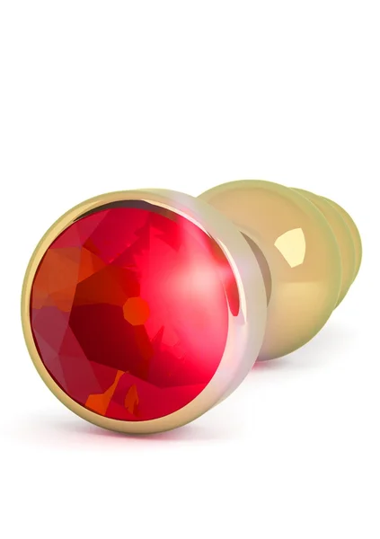 Rich R7 - Gold Plug - 3.9 Inch - Red Sapphire — image 6 of 6