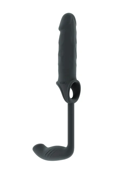 Sono No.34 - Stretchy Penis Exten and Plug - Grey — image 7 of 9