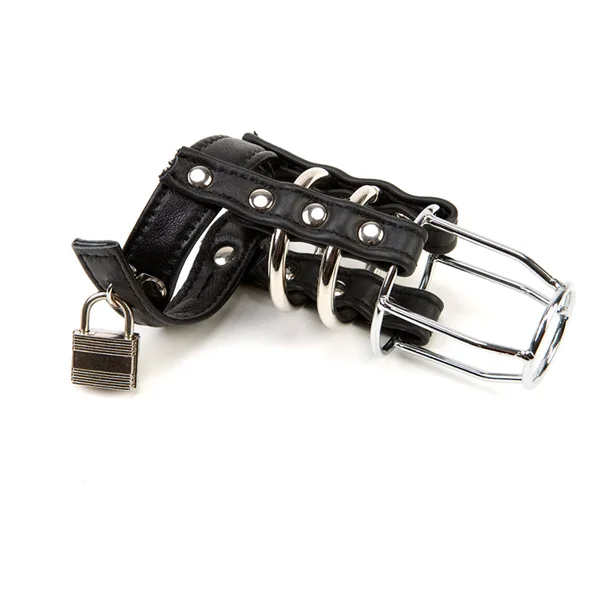 Rapture Novelties Leather Cock and Ball Cage Bondage — image 3 of 3