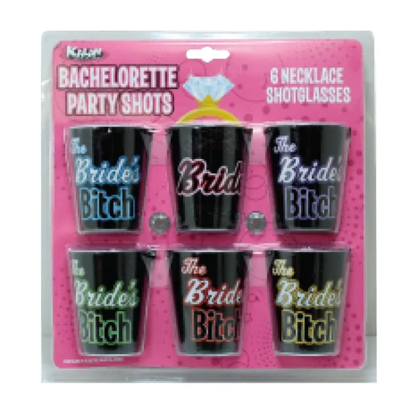 Brides Bitches 6pc Necklace Shot Glass — image 3 of 3