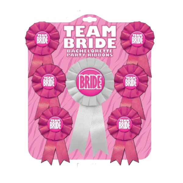 Team Bride Bachelorette Ribbon Set — image 3 of 3