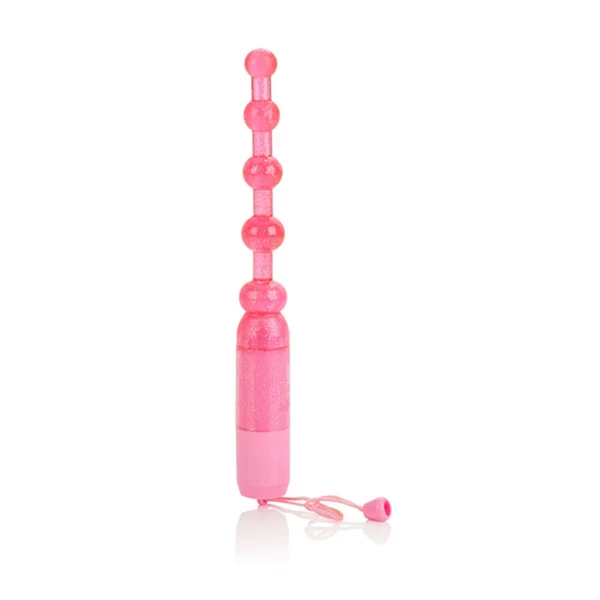 California Exotic Waterproof Vibrating Pleasure Beads - Pink — image 5 of 8