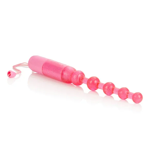 California Exotic Waterproof Vibrating Pleasure Beads - Pink — image 6 of 8
