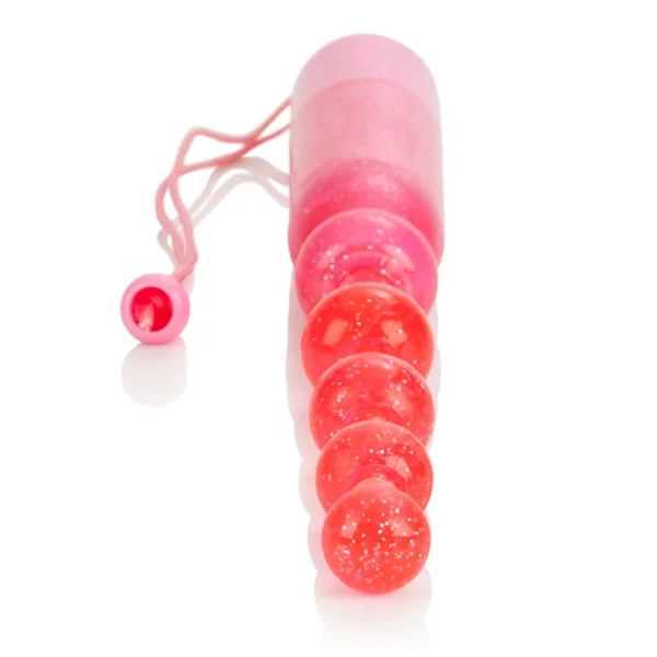 California Exotic Waterproof Vibrating Pleasure Beads - Pink — image 7 of 8