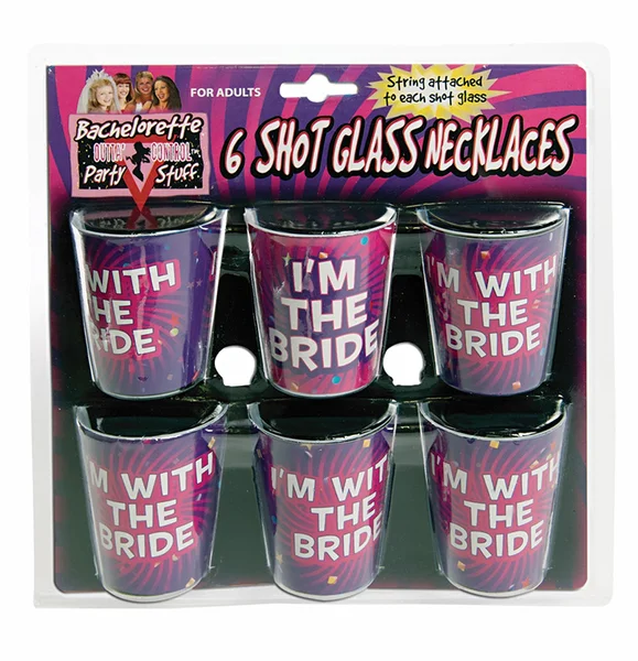Bachelorette Shot Glass Necklace (6/Set) — image 3 of 3