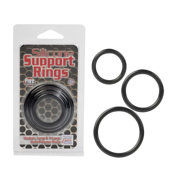 Silicone Support Rings - Black 3pk — image 5 of 6