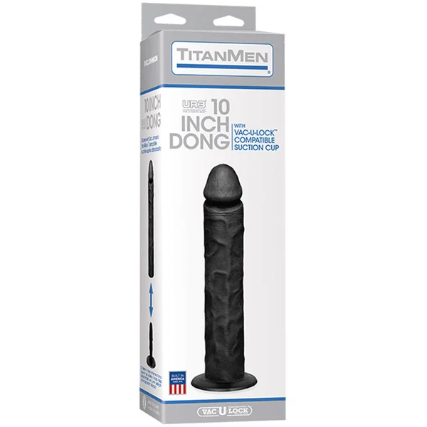 Titanmen - Ur3 - The 10 inch Dong with Suction Cup Black — image 5 of 5