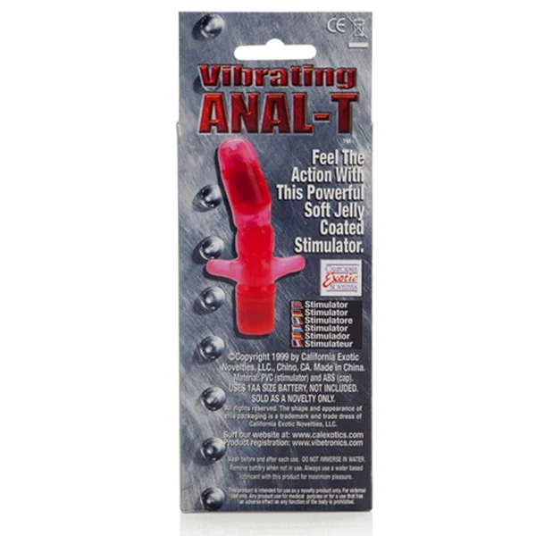 California Exotic Vibrating Anal T - 3.25" — image 8 of 8