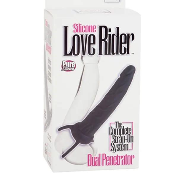 California Exotic Silicone Love Rider Dual Penetrator - Black — image 4 of 4