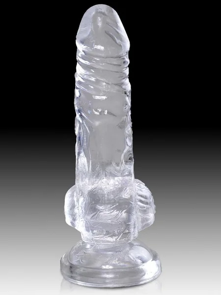 King Cock Clear 7.5'' Cock with Balls — image 14 of 14