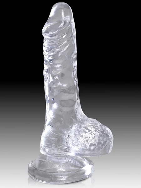 King Cock Clear 6'' Cock with Balls — image 12 of 14