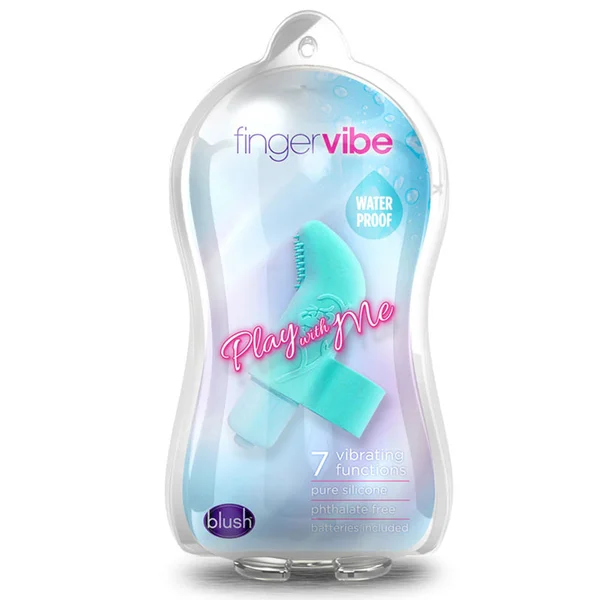 Blush Silicone Finger Vibe 7X Waterproof Blue — image 19 of 19