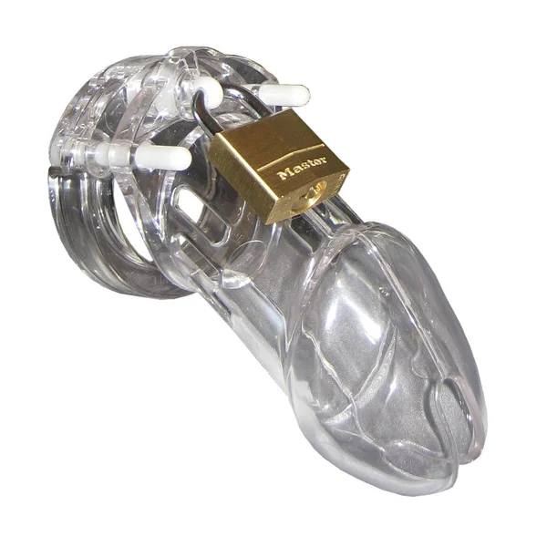 CB6000 Clear Male Chastity Cage Device Clear — image 3 of 4