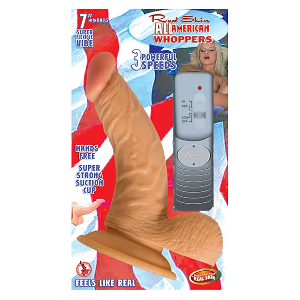 All American Whopper 7in Vib Dong with Balls — image 16 of 16