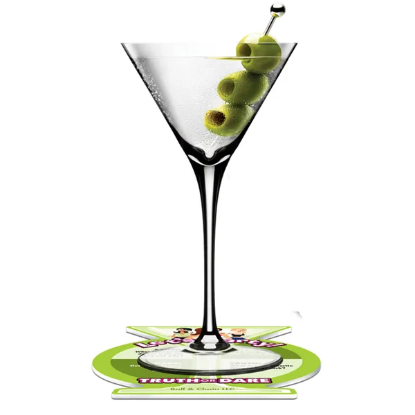 Let's Party Cup Glass Coaster Truth or Dare — image 7 of 8